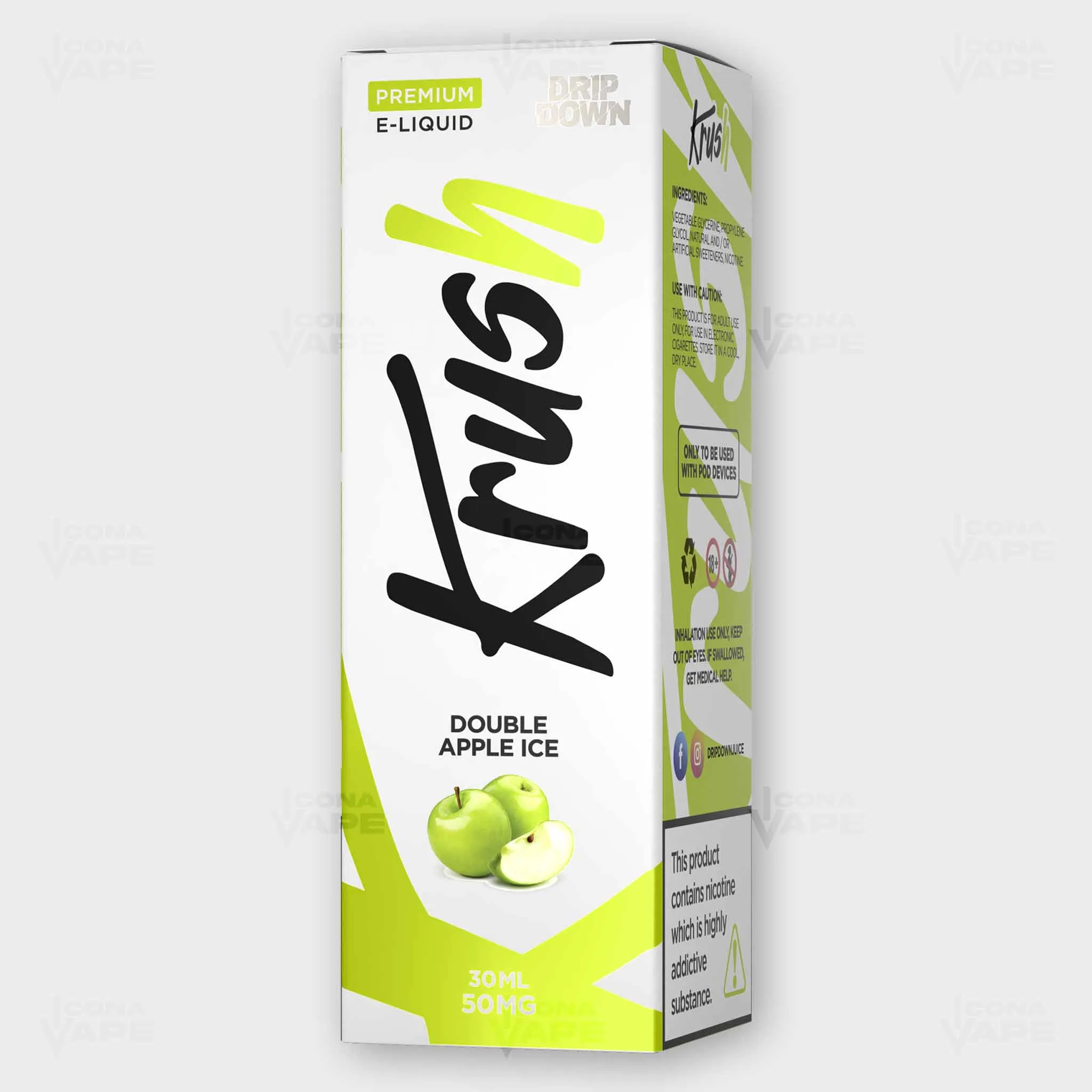 DOUBLE APPLE ICE - DRIP DOWN KRUSH - 30ML - Image 2