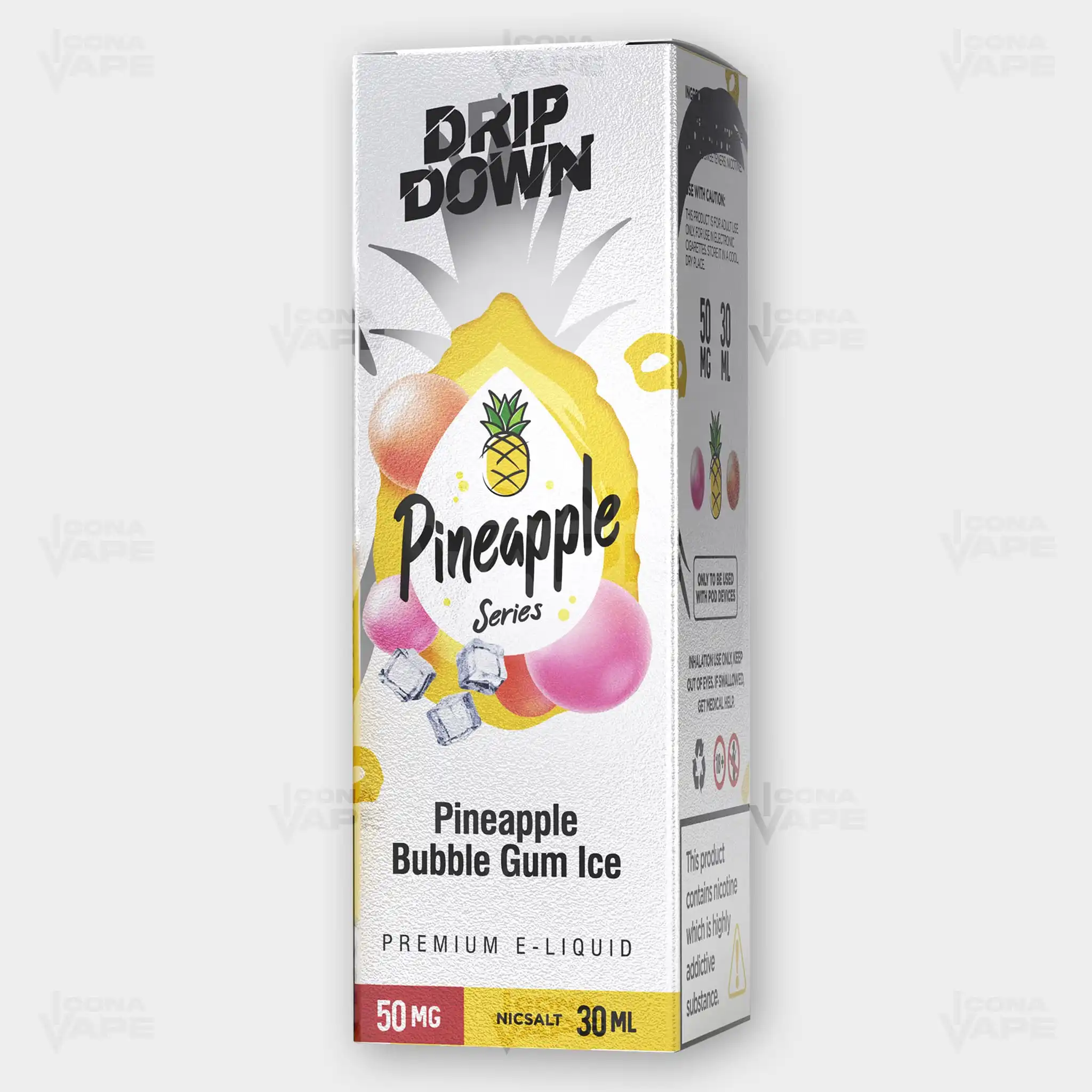 PINEAPPLE BUBBLE GUM ICE - DRIP DOWN - 30ML - Image 2