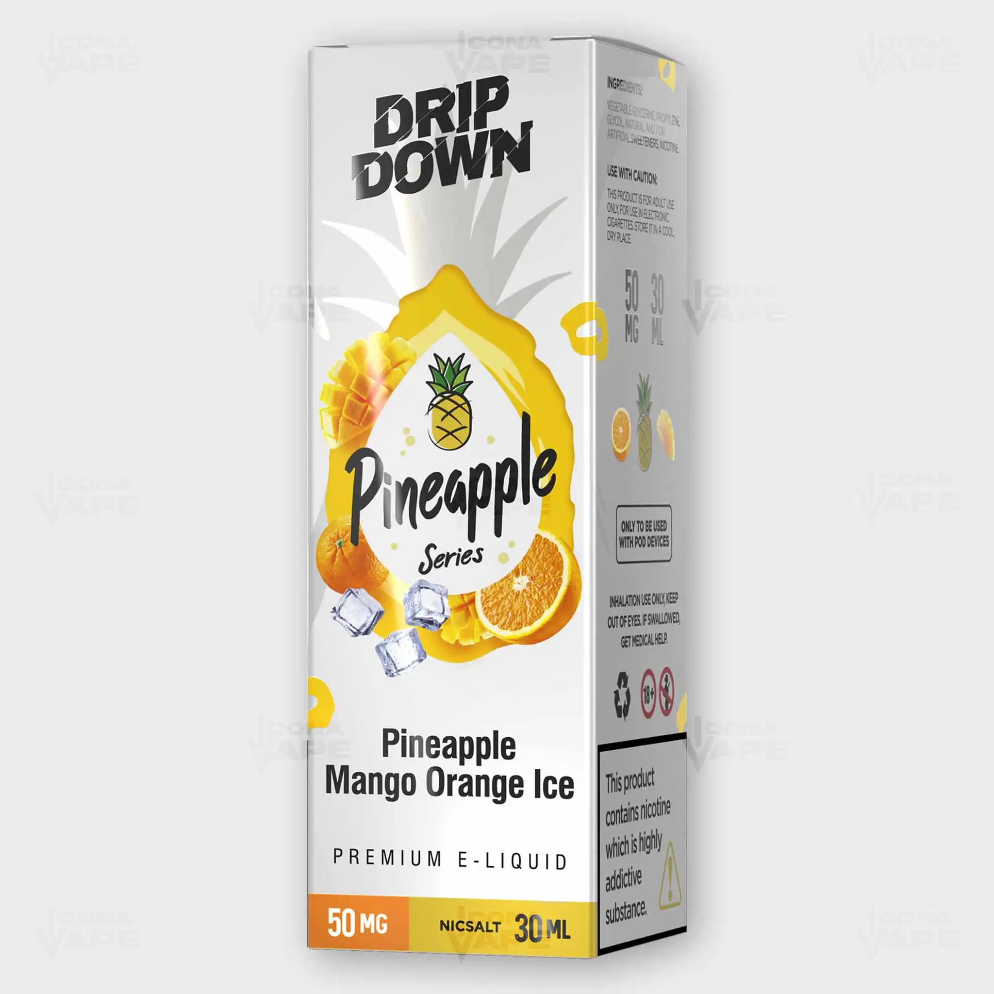 PINEAPPLE MANGO ORANGE ICE - DRIP DOWN - 30ML - Image 2