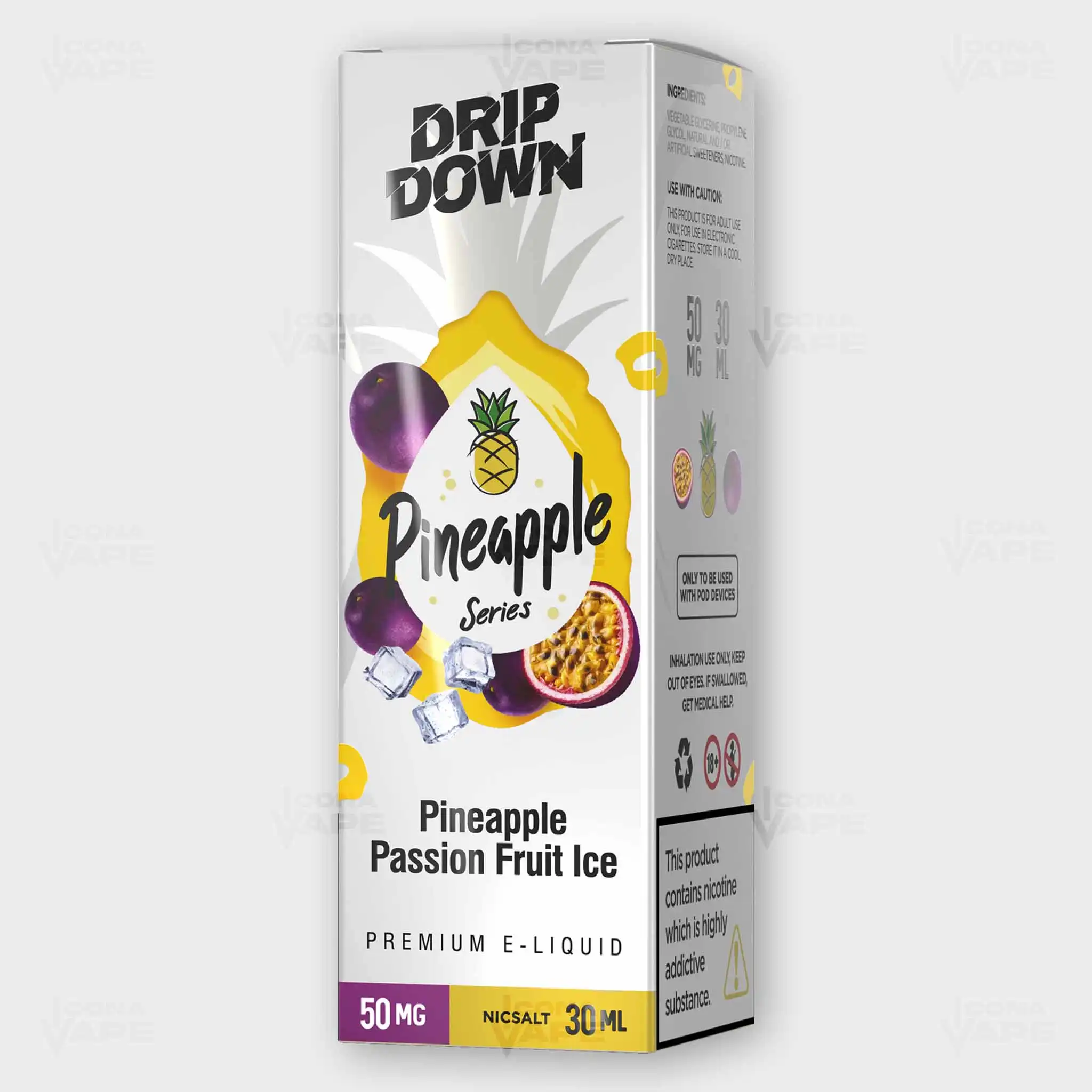 PINEAPPLE PASSION FRUIT ICE - DRIP DOWN - 30ML - Image 2