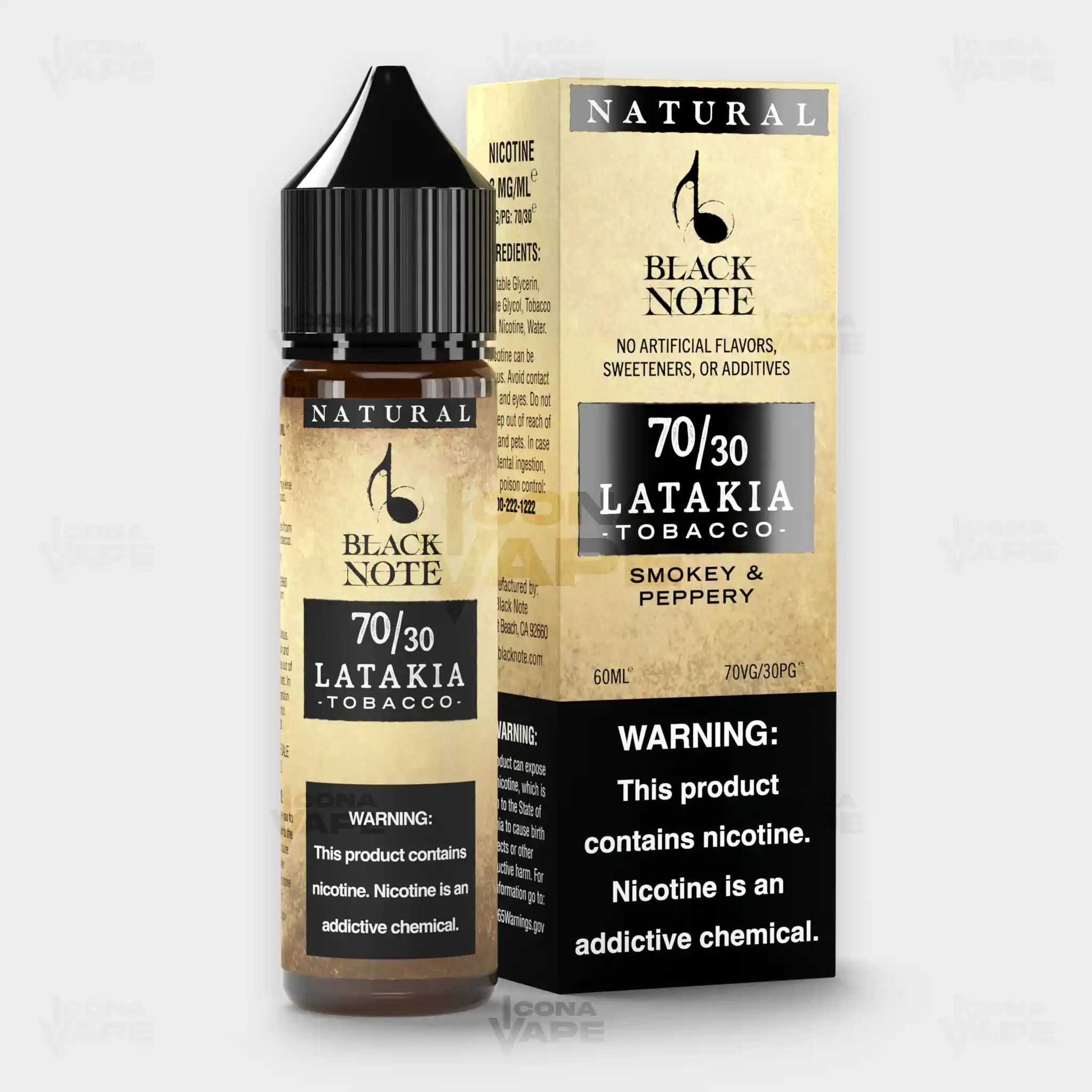 LATAKIA - BLACK NOTE - 60ML - Image 2