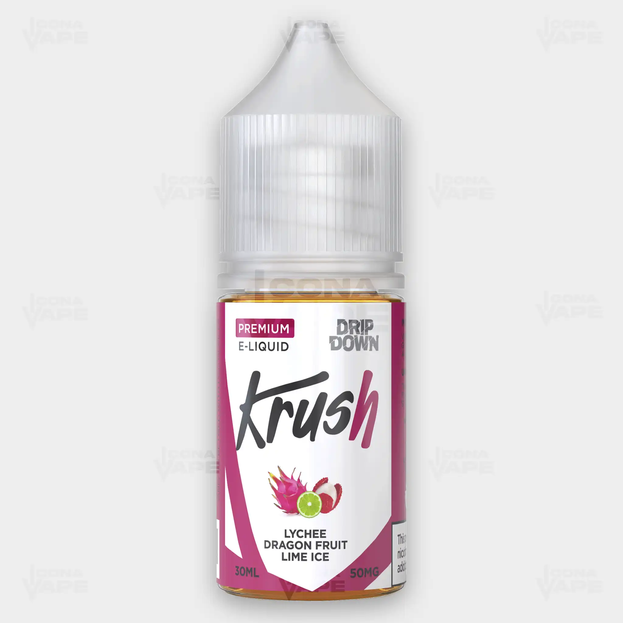 LYCHEE DRAGON FRUIT LIME ICE - DRIP DOWN KRUSH - 30ML
