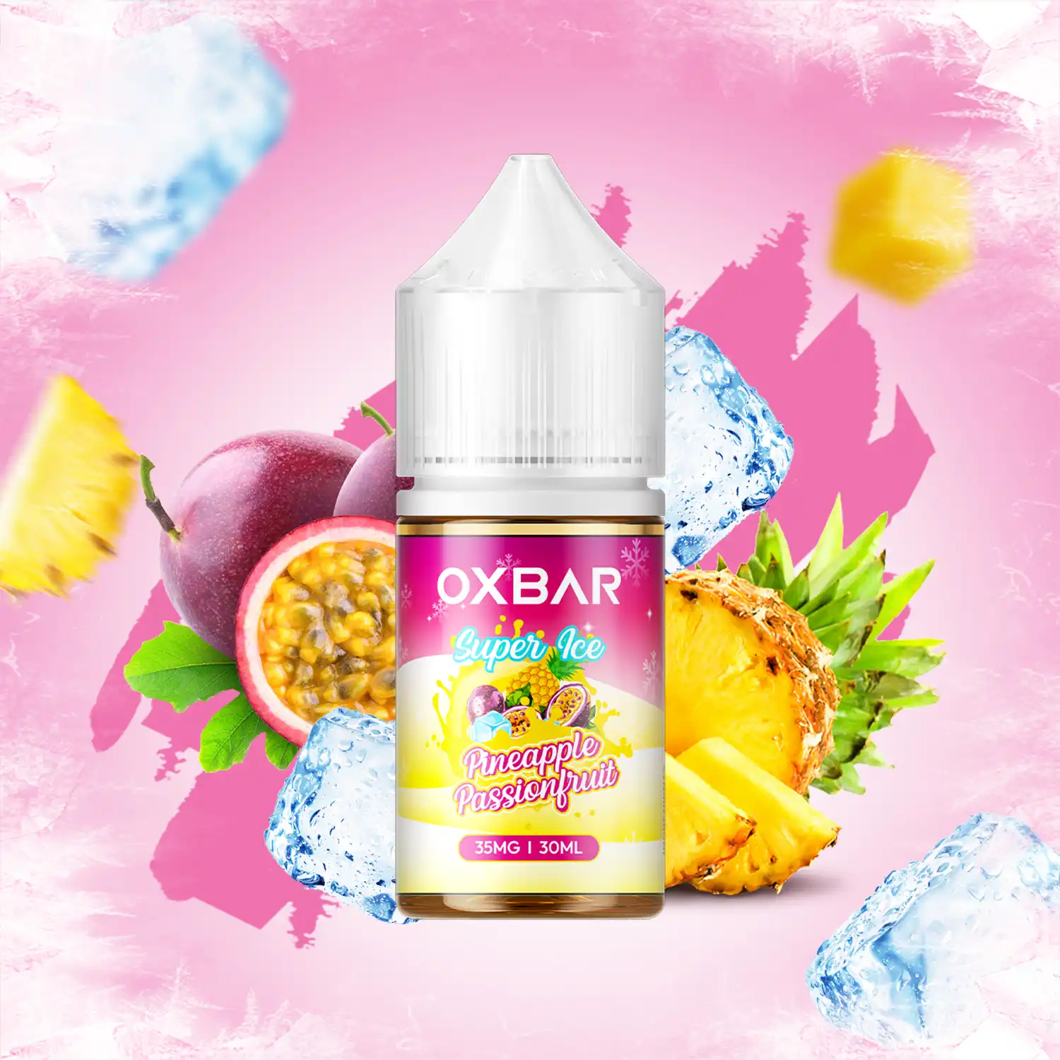 PINEAPPLE PASSION FRUIT - OXBAR E-JUICE - 30ML - Image 2