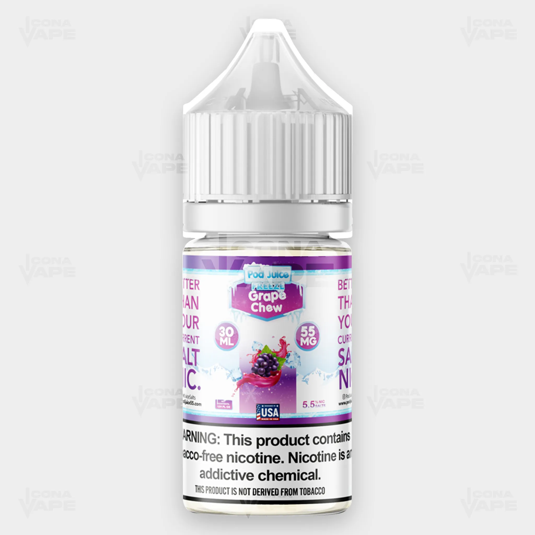 FREEZE GRAPE CHEW - POD JUICE - 30ML