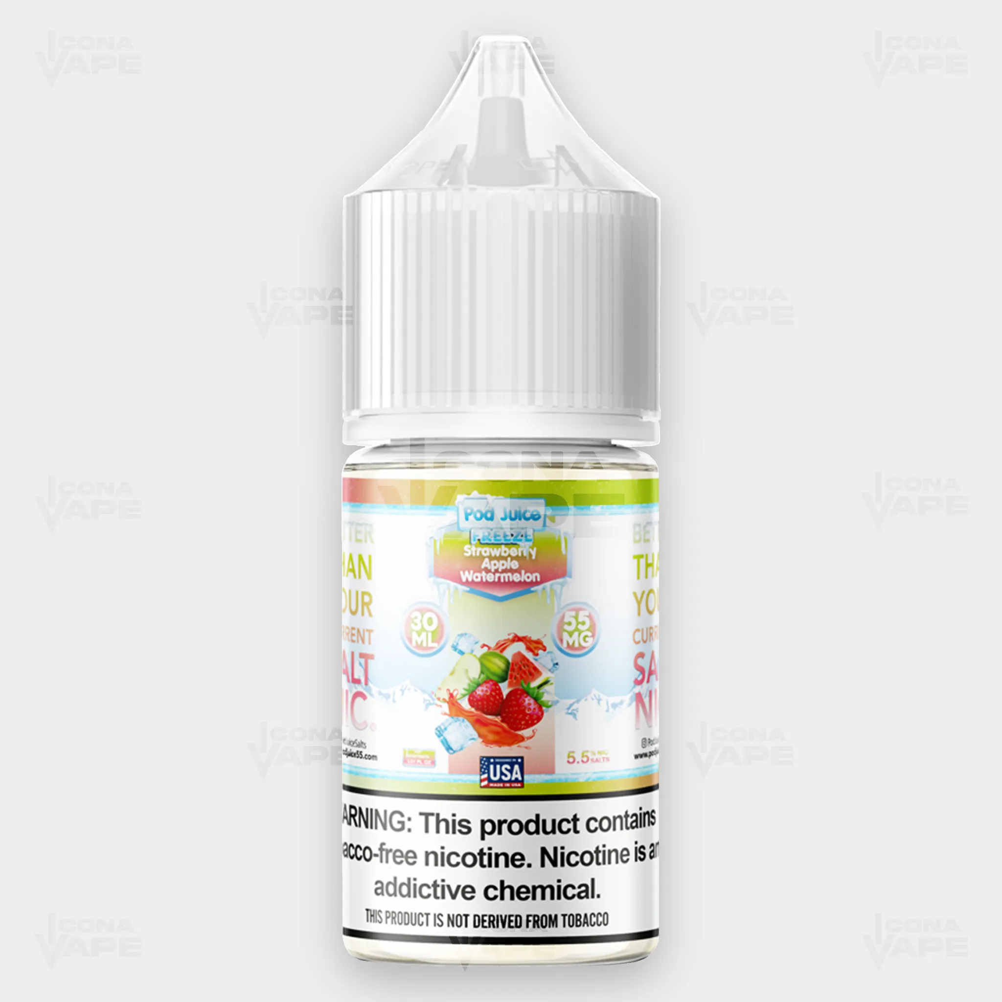 FREEZE STRAWBERRY APPLE WATERMELON - POD JUICE - 30ML