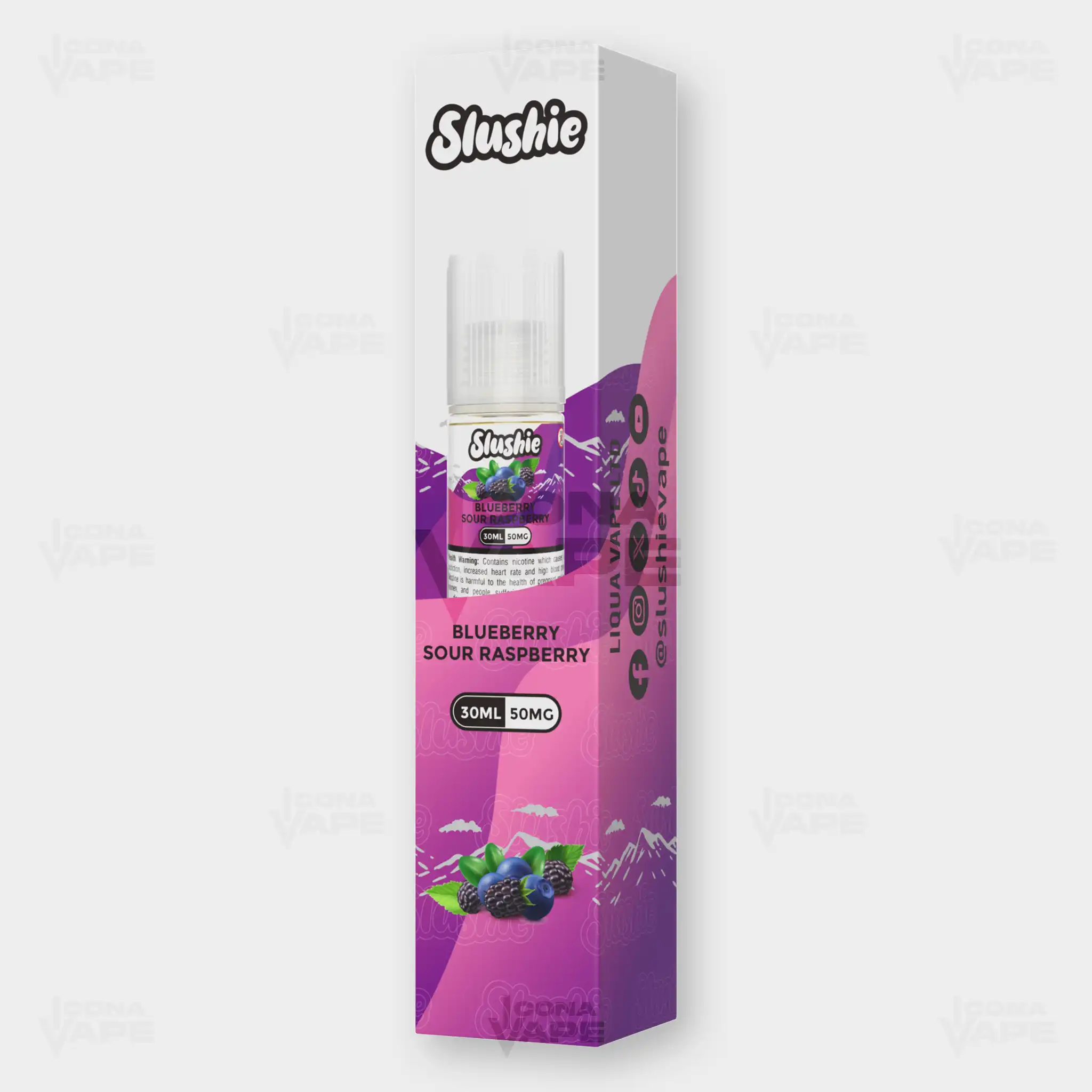 BLUEBERRY SOUR RASPBERRY - SLUSHIE - 30ML - Image 2