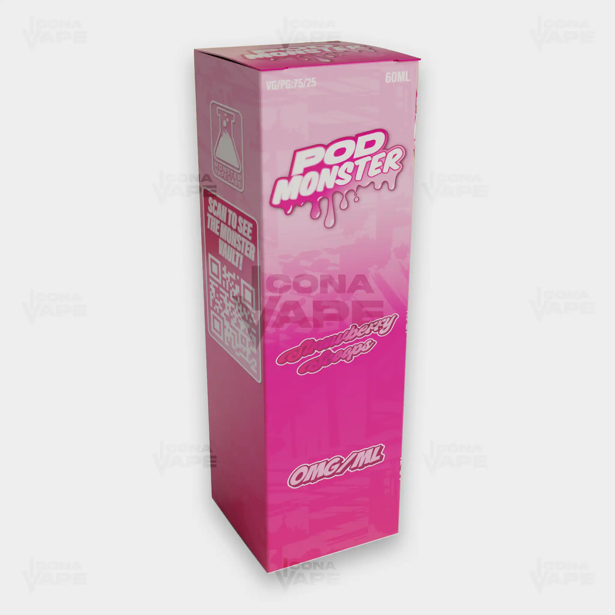 STRAWBERRY SCOOPS - POD MONSTER - 60ML - Image 2
