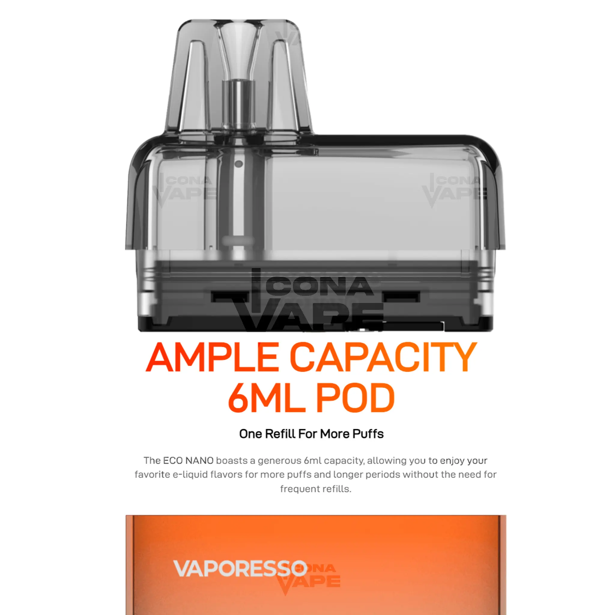 VAPORESSO ECO NANO CARTRIDGE - Image 2