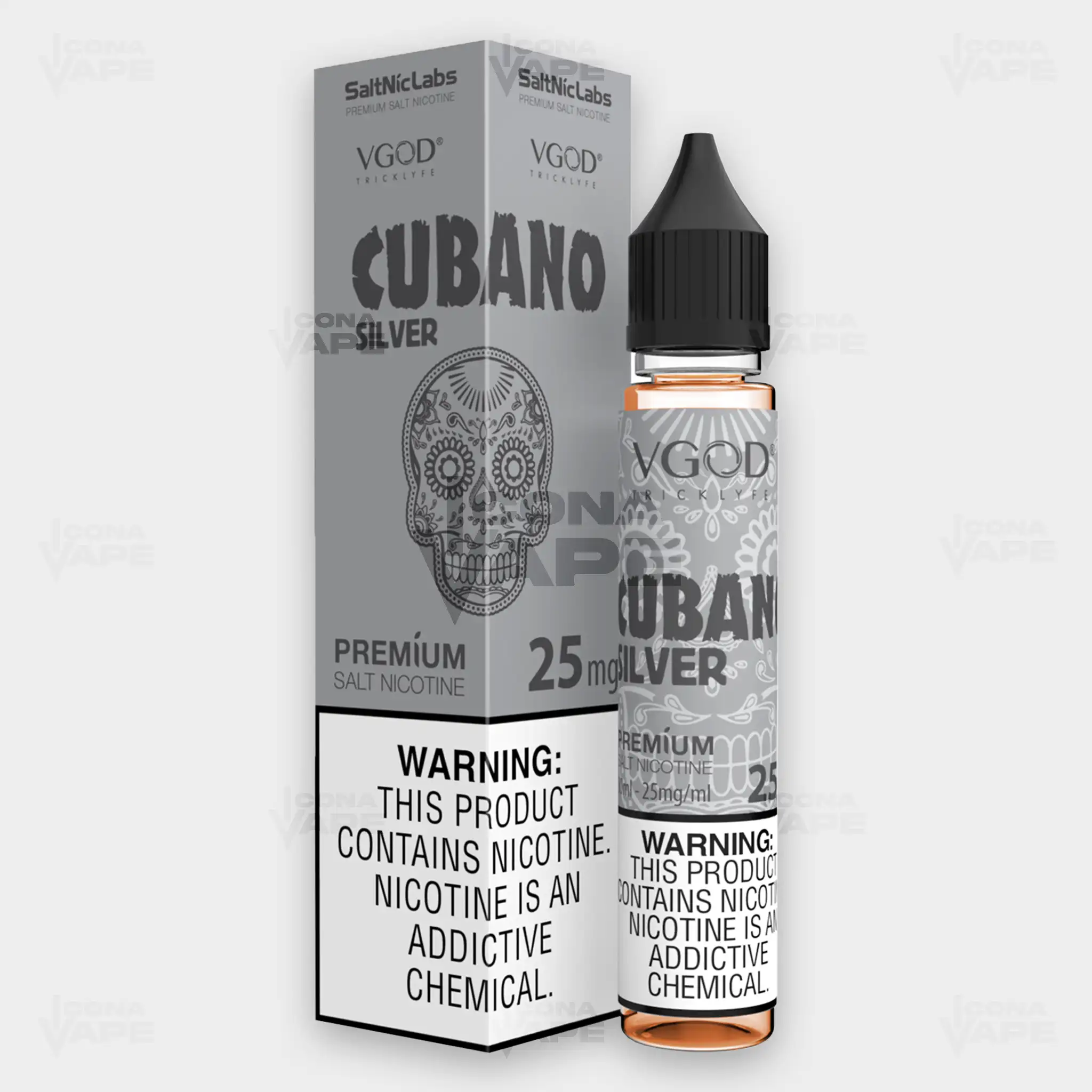 CUBANO SILVER - VGOD SALTNIC - 30ML - Image 2