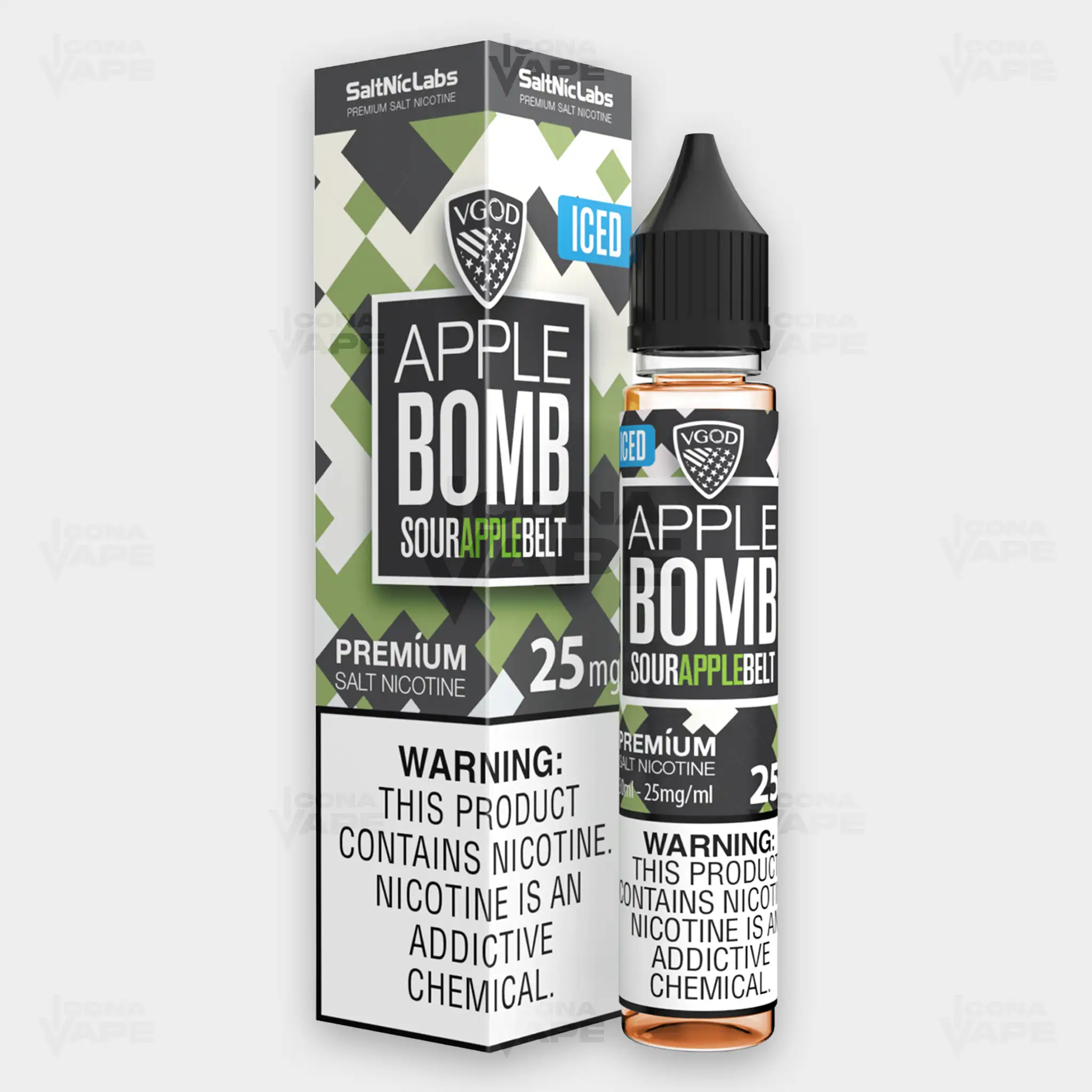 ICED APPLE BOMB - VGOD SALTNIC - 30ML - Image 2