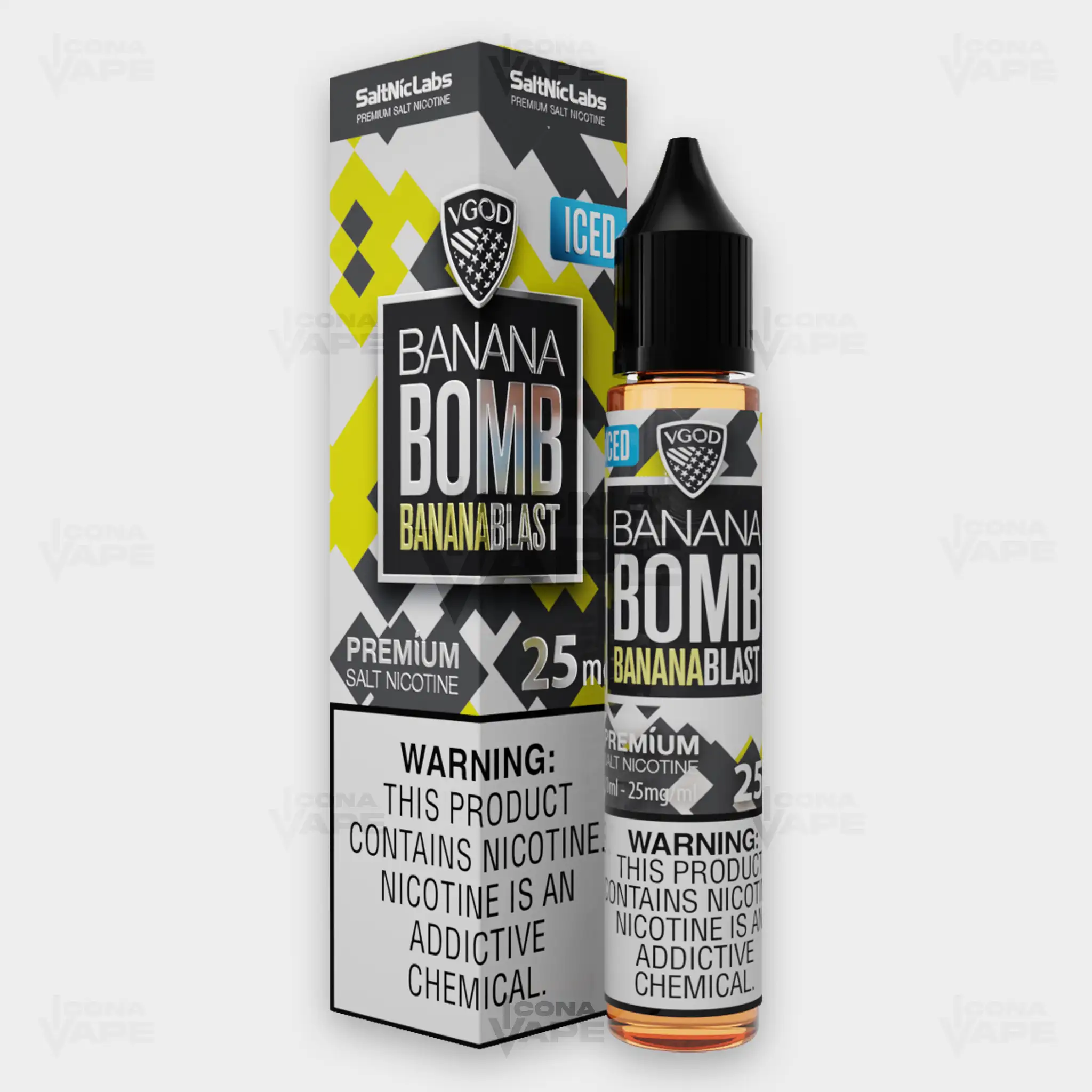 ICED BANANA BOMB - VGOD SALTNIC - 30ML - Image 2