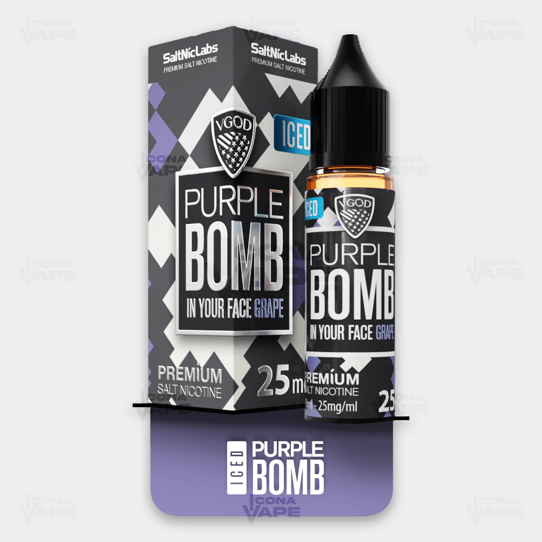 ICED PURPLE BOMB - VGOD SALTNIC - 30ML