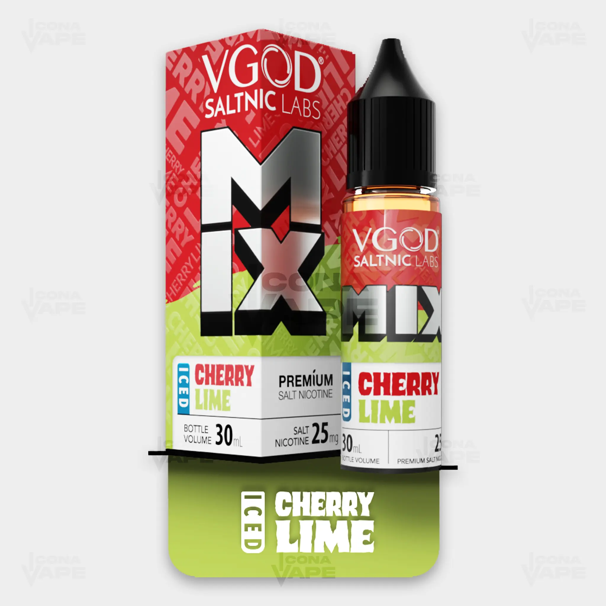 ICED CHERRY LIME - VGOD SALTNIC MIX - 30ML