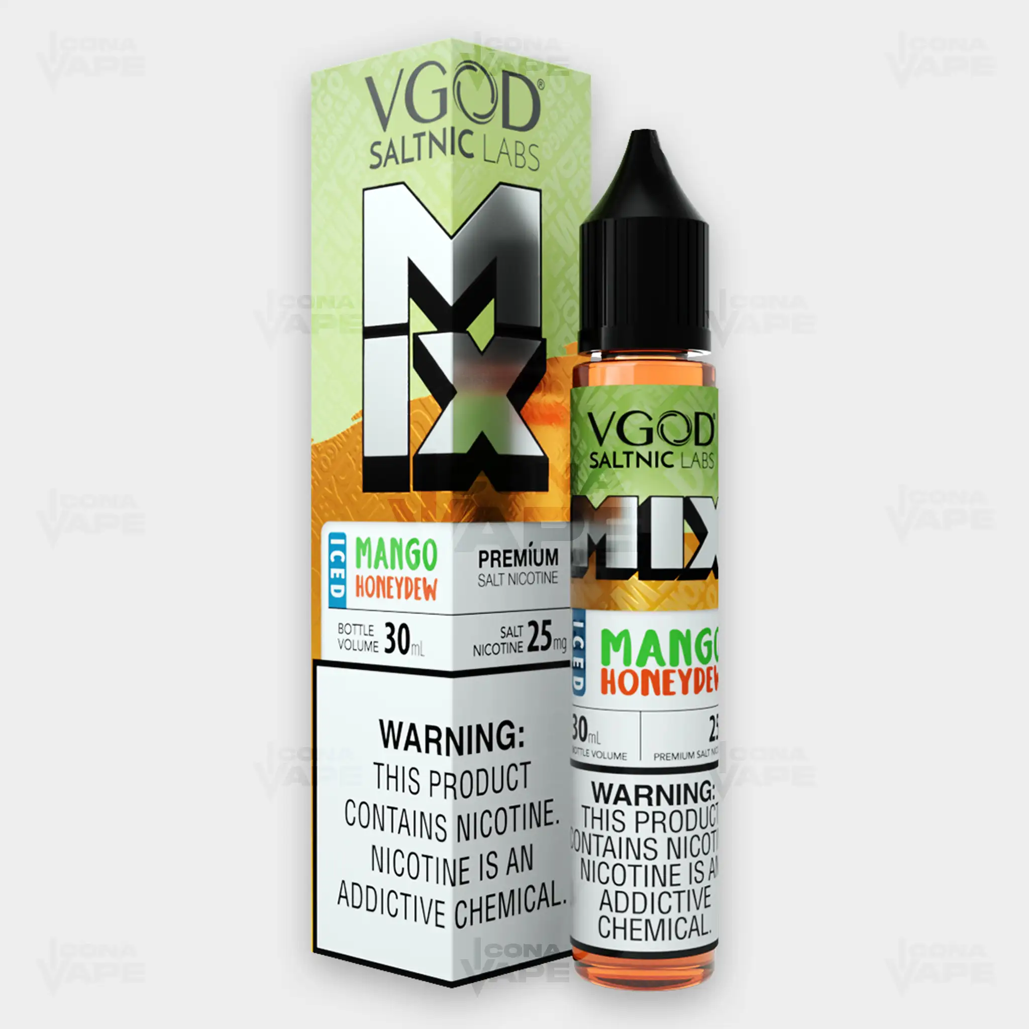 ICED MANGO HONEYDEW - VGOD SALTNIC MIX - 30M - Image 2