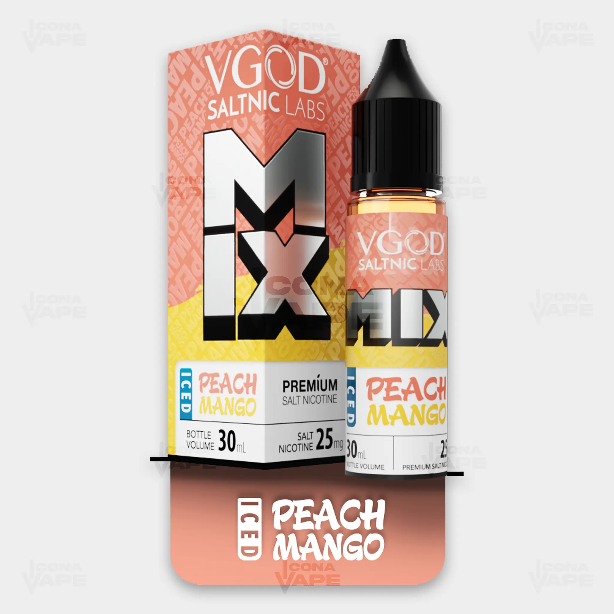 ICED PEACH MANGO - VGOD SALTNIC MIX - 30ML