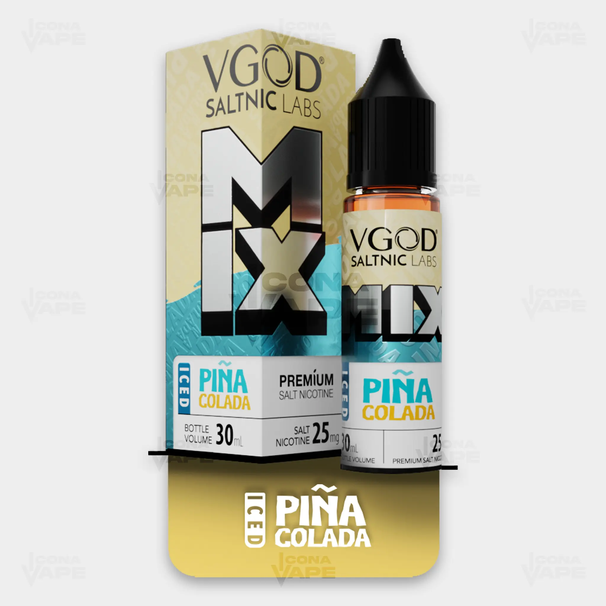 ICED PINA COLADA - VGOD SALTNIC MIX - 30ML