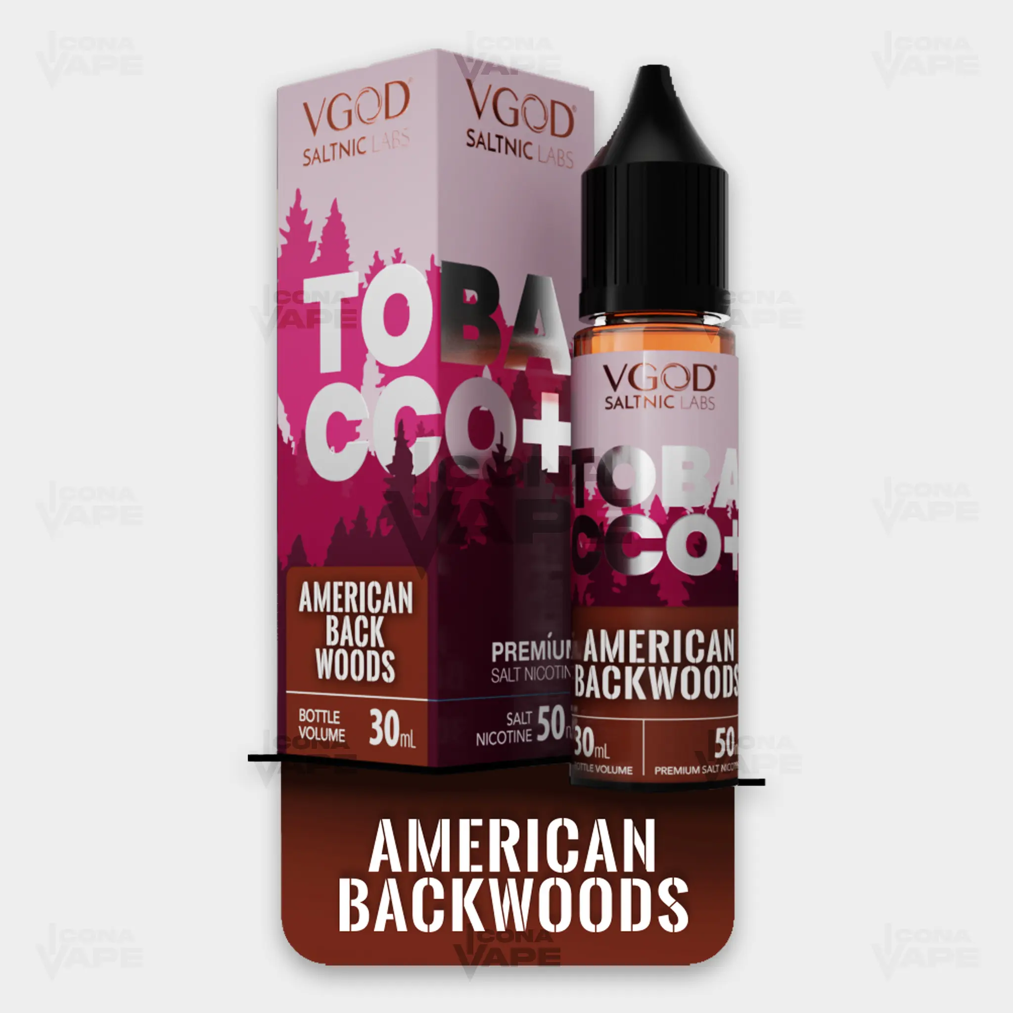 AMERICAN BACKWOODS - VGOD SALTNIC TOBACCO+ - 30ML